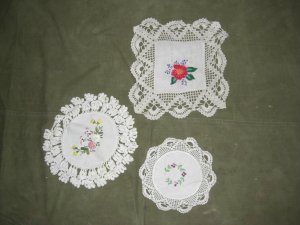 Vezeni miljei sa cipkom