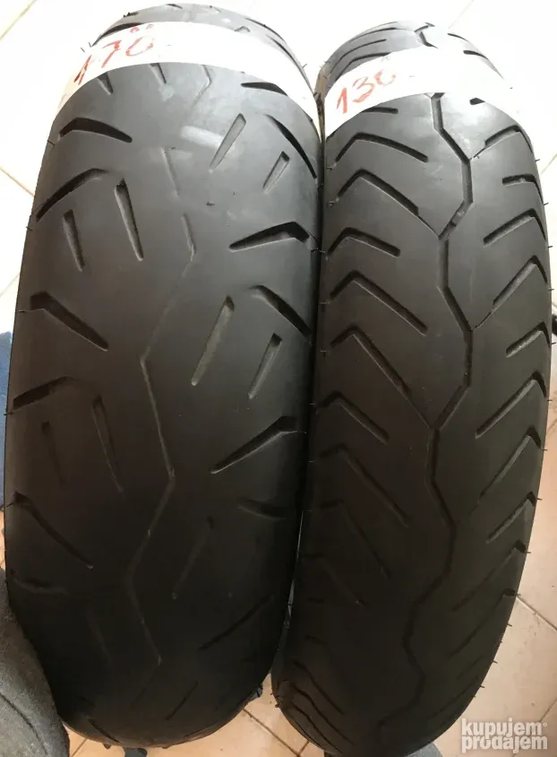 Brigestone 170/70-16  130/90-16 set polovnih guma