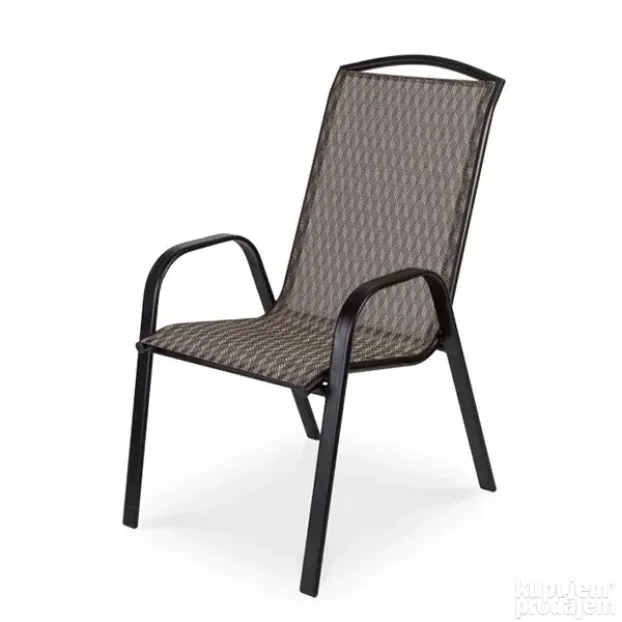 AKCIJA! Baštenski set sto sa kaljenim staklom + 6 stolica