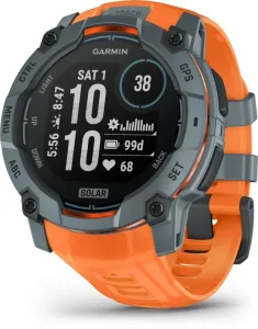 GARMIN Instinct 3 Solar 50mm grey orange belt (ED)