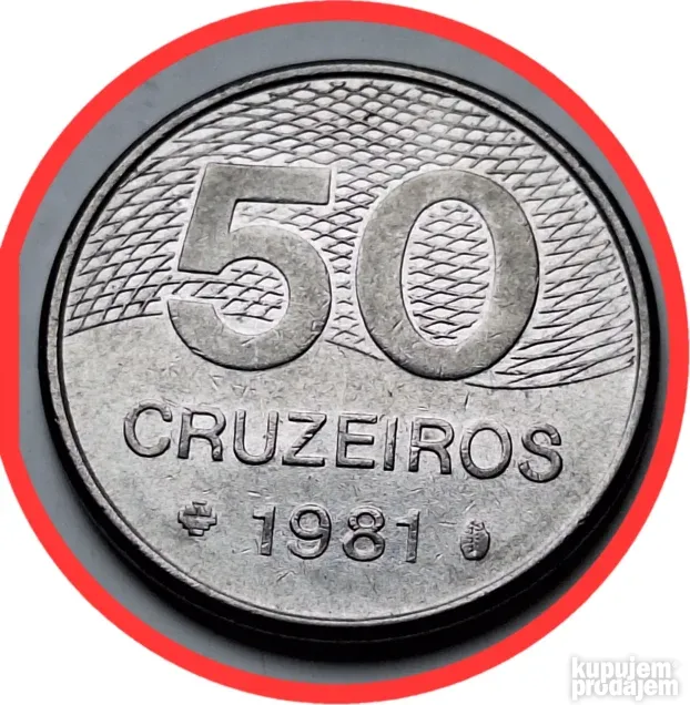 50 Cruzeiros 1981 Brazil