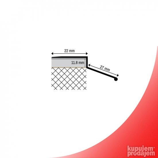 Balkonska okapnica AO-10N