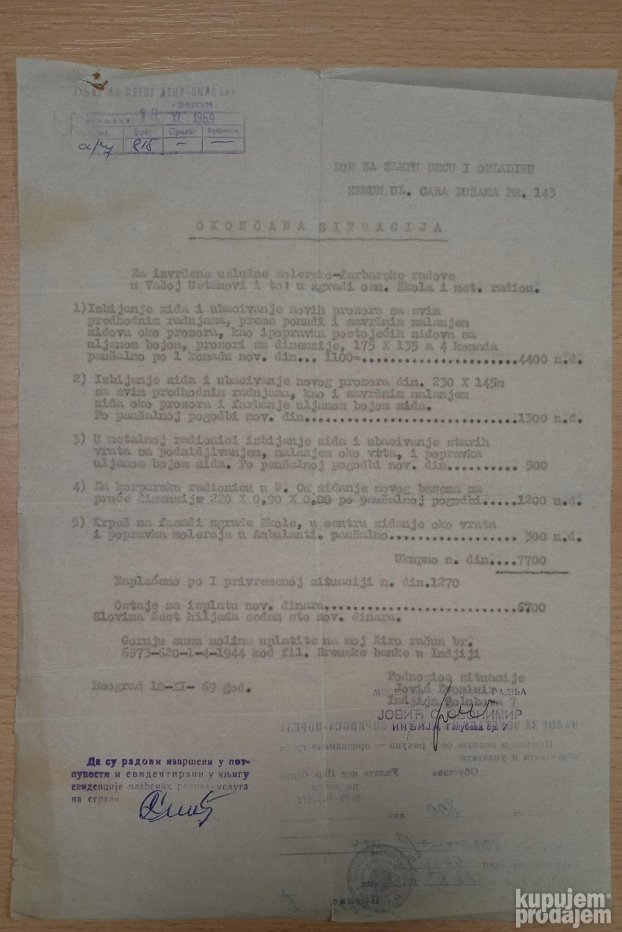 Okončana situacija, 18-11-1969