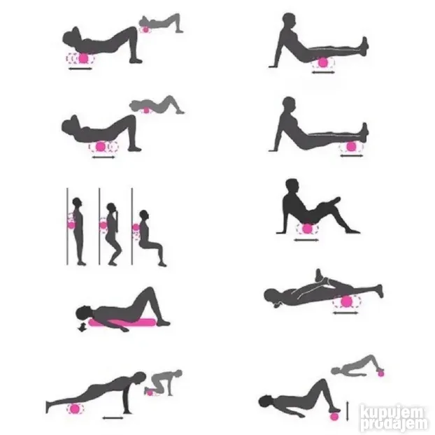 Fitnes Joga roler za vežbanje i masažu tela