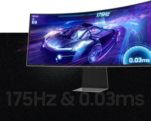 34" OLED 175Hz Samsung Odyssey G85SD curved 3440x1440 0.03ms