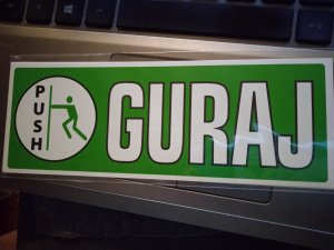 Guraj - nalepnica