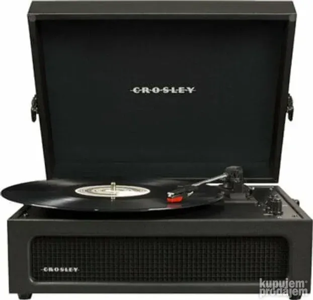 Crosley Voyager Black Portable Turntable