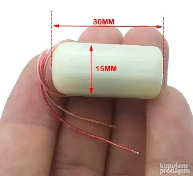 Vibro motor elektromotor 3-5V 30x15mm zatvoren vodootporan