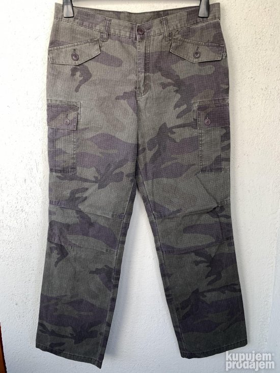 Muške maskirne pantalone džepare 34/L
