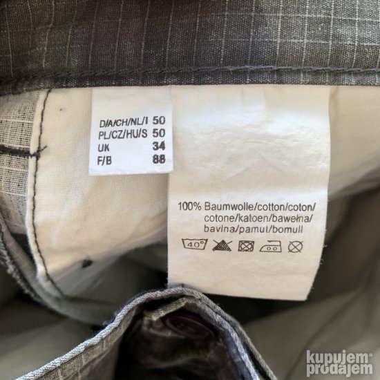 Muške maskirne pantalone džepare 34/L