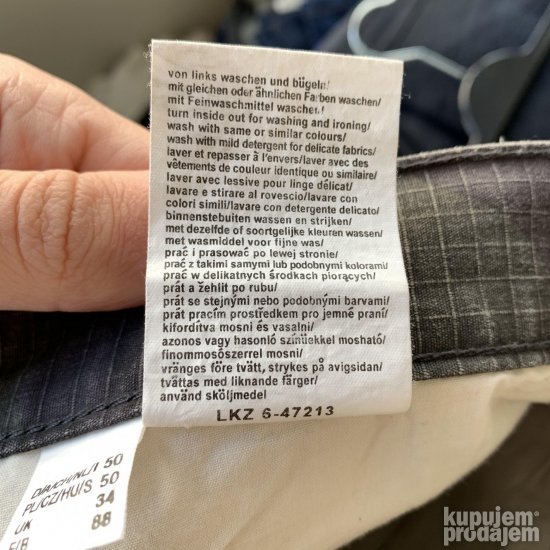 Muške maskirne pantalone džepare 34/L
