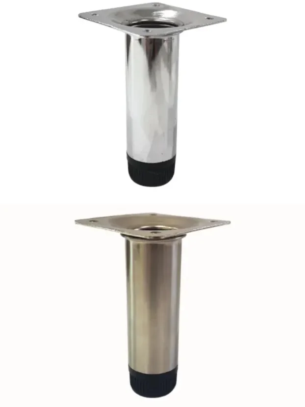 Nogica metalna f30x100mm SJAJ-INOX-CRNA -okov za namestaj