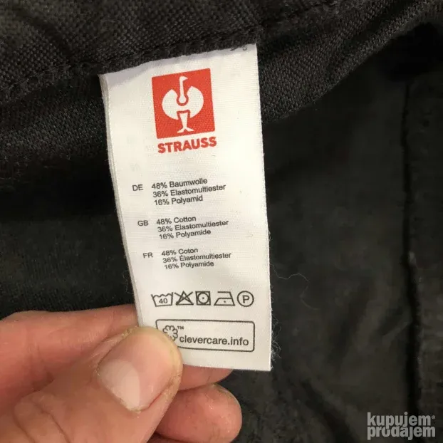 ENGELBERT STRAUSS muške kratke radne pantalone 58