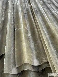 Valovita talasasta plastična ploča - fiberglas