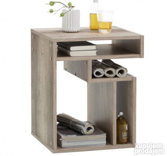 Stocic Polica 60x48x40cm Hrast Boja-Fritz