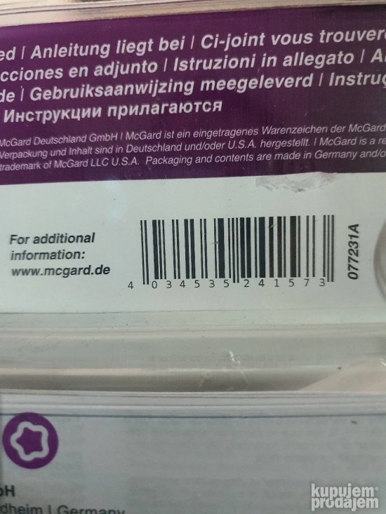 Set Sigurnosnih Srafova za Auto - MCGARD 26002SU