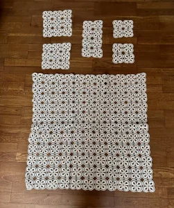 Heklani komplet 6 komada