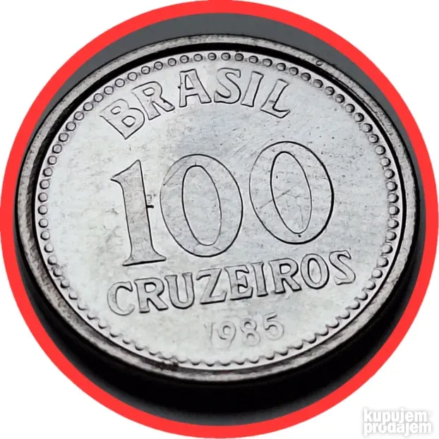 100 Cruzeiros 1985 Brazil
