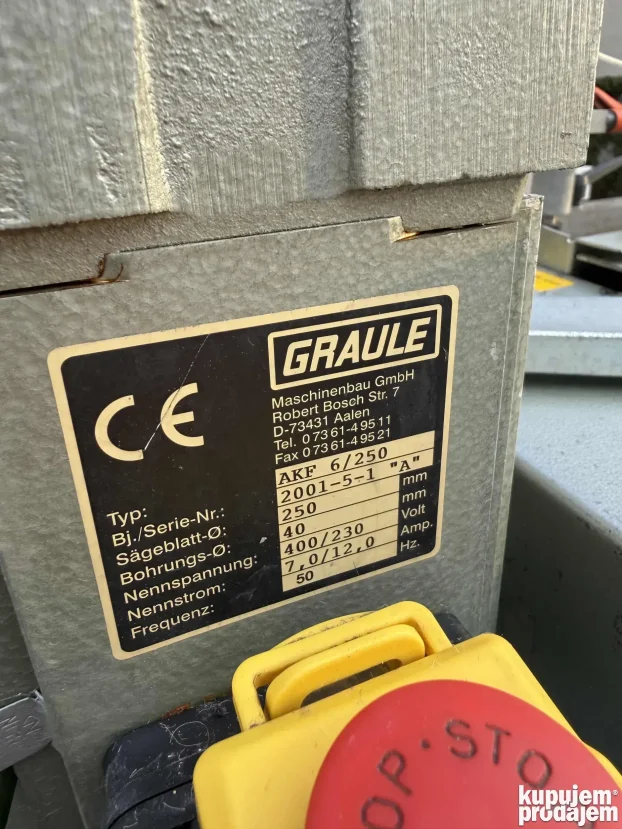 Graule T frezer za ALU i PVC  stolariju