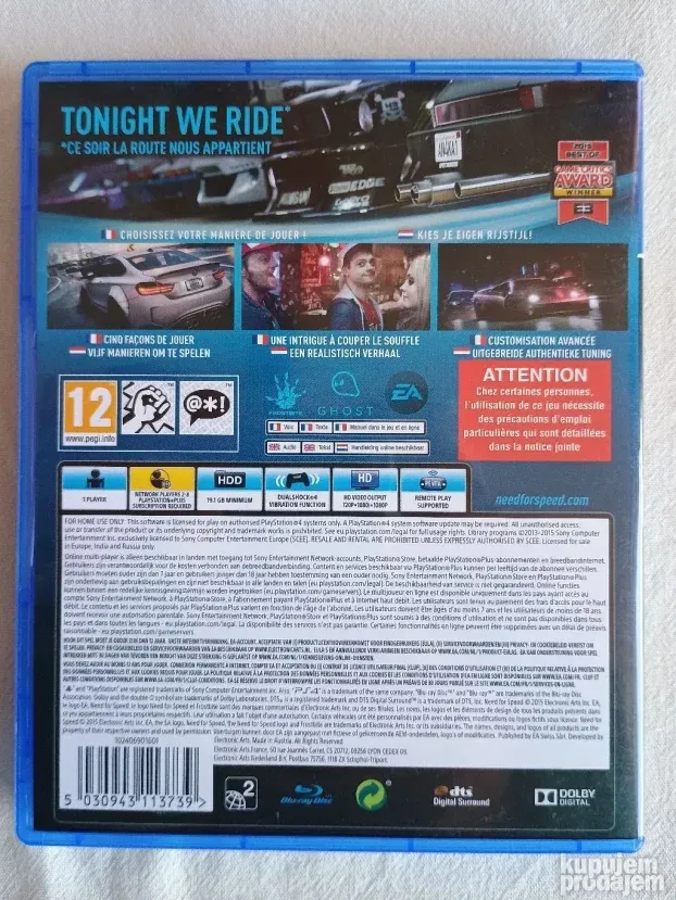 PS4 / PS5 - Need For Speed