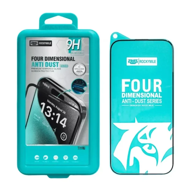 Zastitno staklo RockyMle 9H Anti Dus za iPhone 15 Pro Max