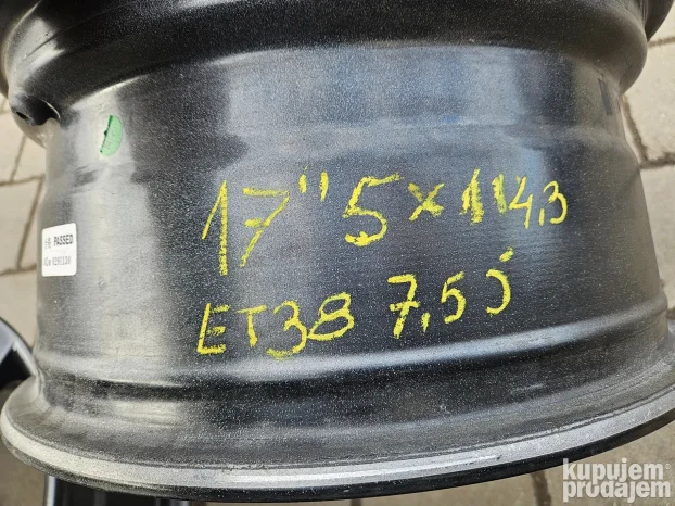 AluFelne 17Coli 5x114,3 Reno Nisan KIa Hyundai kao nove