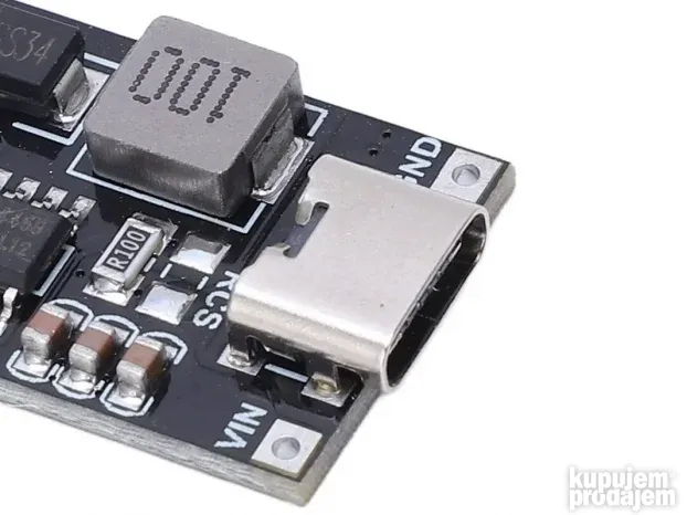 DC-DC Step Up modul za 3 18650 baterije 12.6V 2A USB-C