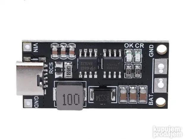 DC-DC Step Up modul za 3 18650 baterije 12.6V 2A USB-C