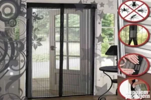 Zavesa magnetna za vrata protiv komaraca