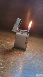 S.T. Dupont Ligne 2 Brushed Silver Upaljac AAA + Adapter