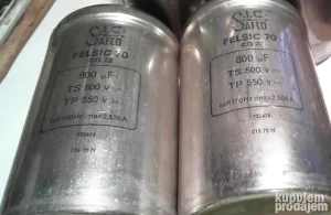 Elektrolitski kondenzatori SIC SAFCO
