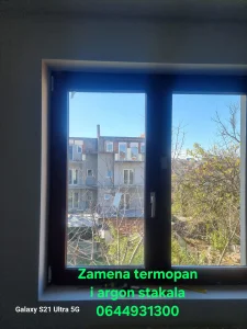 Termo stakla Zamena drvo pvc