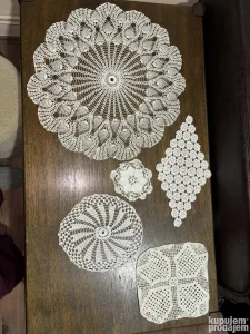 Ručno heklane milje, svaki komad je unikatan