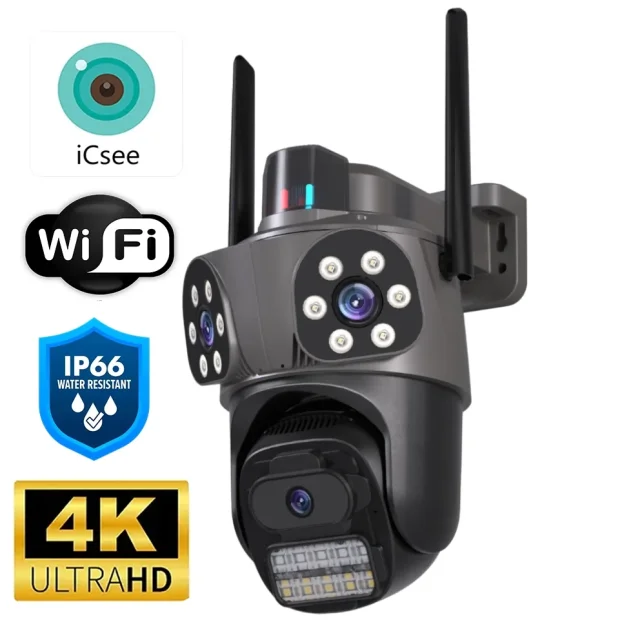 WIFI Kamera 3 u 1 kamere ICSEE Trosturka 28Mpx Video nadzor