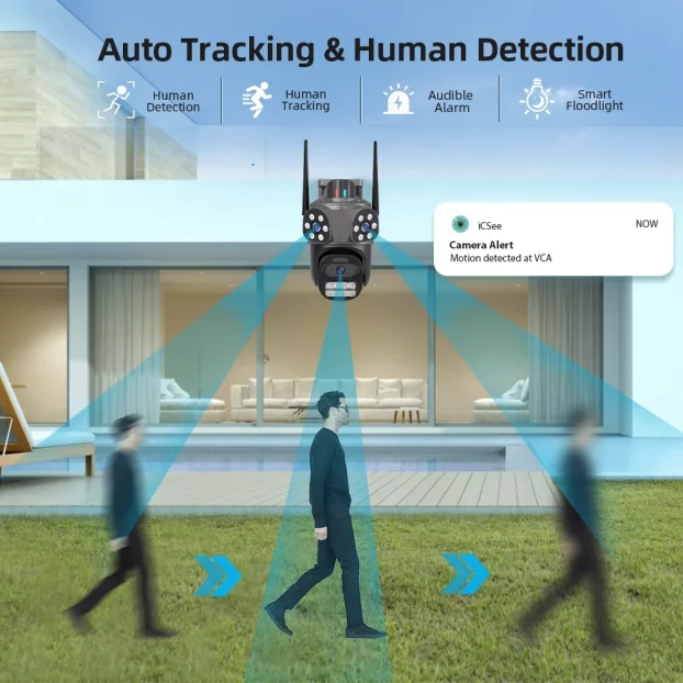 WIFI Kamera 3 u 1 kamere ICSEE Trosturka 28Mpx Video nadzor