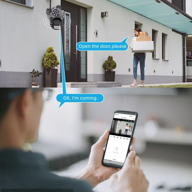 WIFI Kamera 3 u 1 kamere ICSEE Trosturka 28Mpx Video nadzor