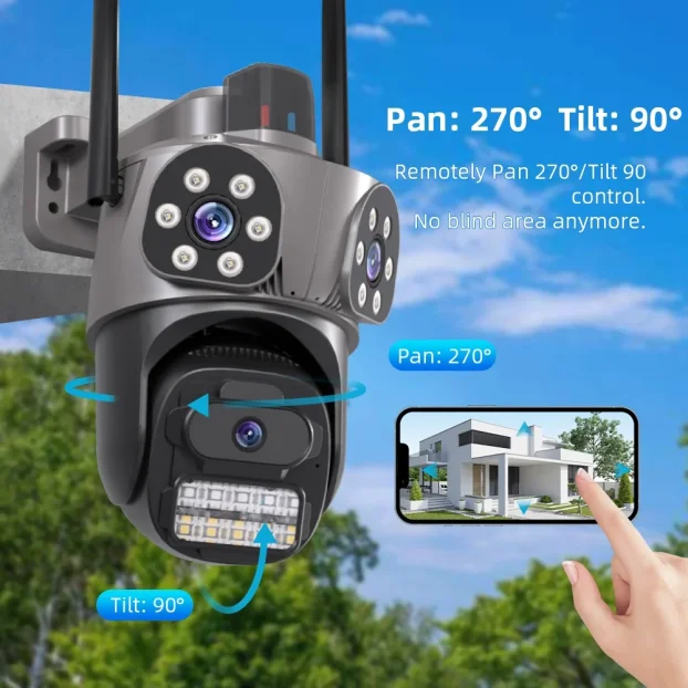 WIFI Kamera 3 u 1 kamere ICSEE Trosturka 28Mpx Video nadzor