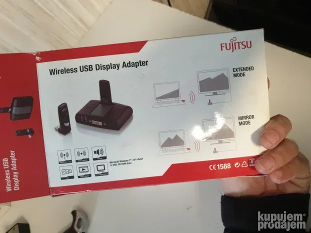 Fujitsu Wireless USB Display Adapter 2048x1152 Pixels, 110Mb