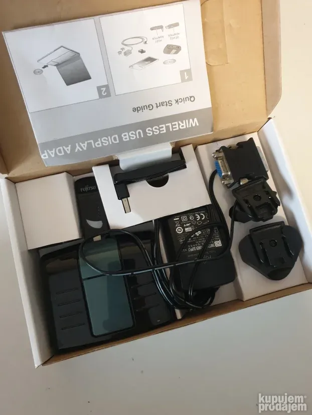 Fujitsu Wireless USB Display Adapter 2048x1152 Pixels, 110Mb