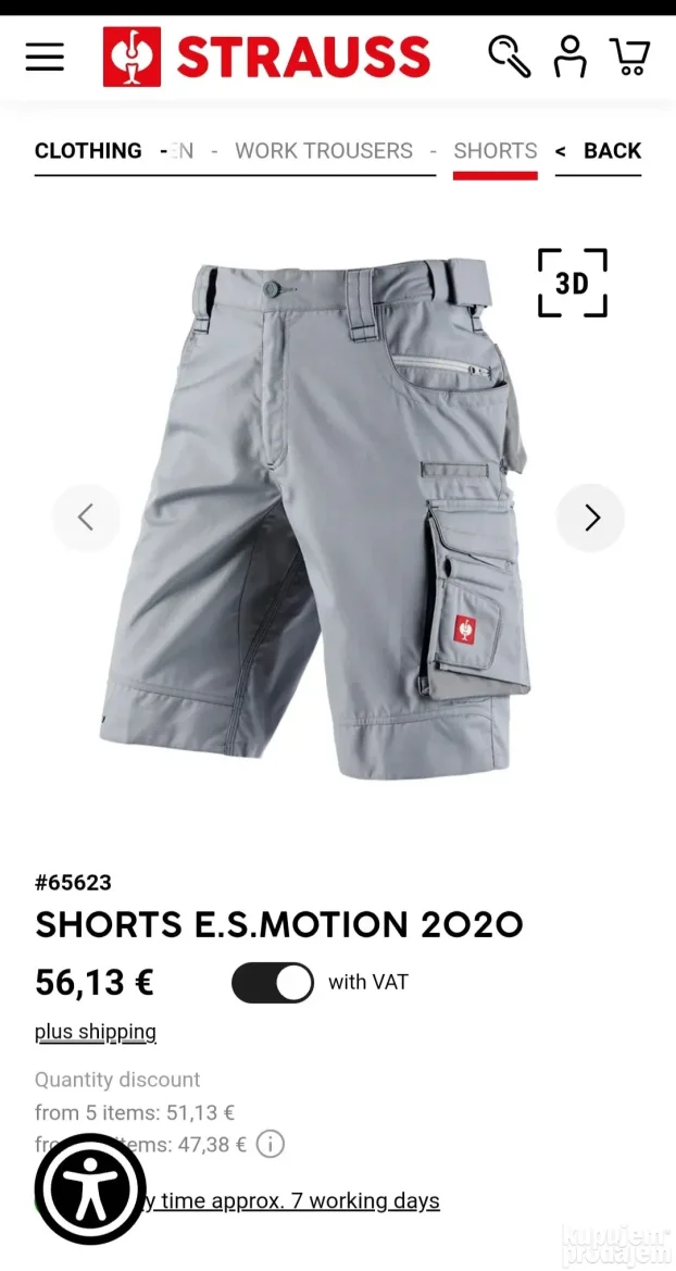 Engelbert Strauss E.S. Motion 2020 Cordura