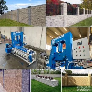 METALIKA S-610-D Automatski cepač dekorativnih blokova