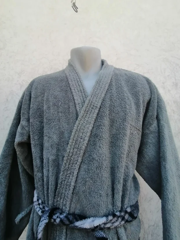 Sivi frotirski bade mantil Esprit L/XL