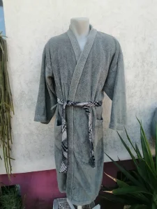 Sivi frotirski bade mantil Esprit L/XL