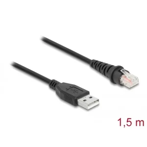 DELOCK RJ50 A type USB 2.0 bar code reader cable 1.5 m