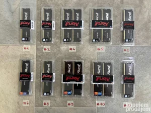 NAJPOVOLJNIJE Kingston Fury DDR4 DDR5 8/16/32/64GB
