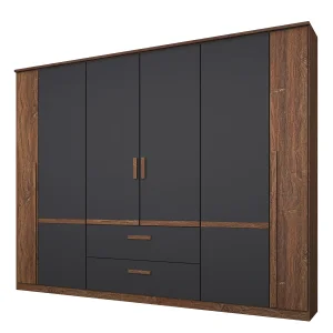 Rauch Orange Bernau g.,hrast Stirling/antracit,226x212x56 cm