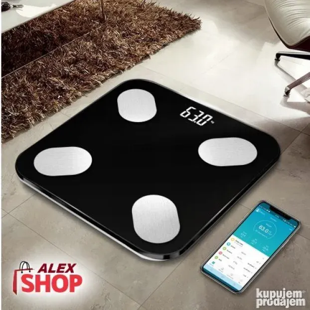 Pametna Bluetooth digitalna vaga sa 17 funkcija