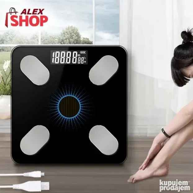 Pametna Bluetooth digitalna vaga sa 17 funkcija
