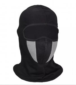 Potkapa za motor FANTOMKA kaciga motor skijanje CRNO-SIVA