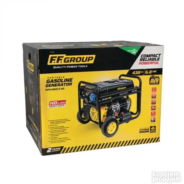 Benzinski agregat (generator) GPG 6800E HD F. F.GROUP